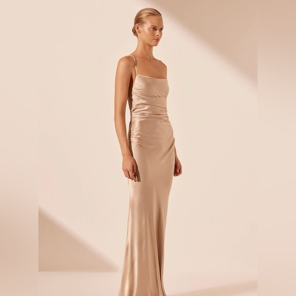 Worn once as a bridesmaid.